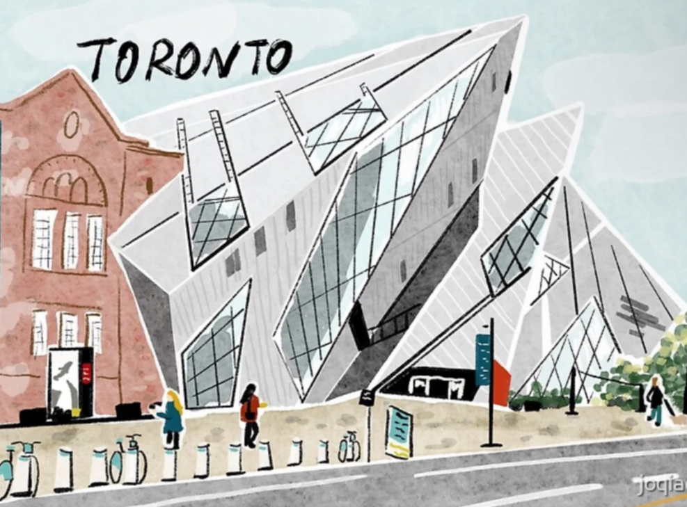 Toronto Landmarks - Royal Ontario Museum Postcard
